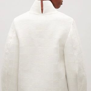COS high neck embroidered sweatshirt